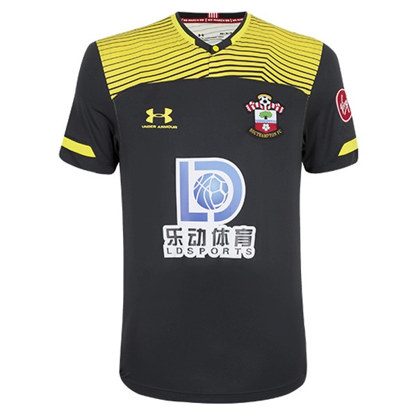 Camiseta Southampton Segunda equipo 2019-20 Negro Amarillo